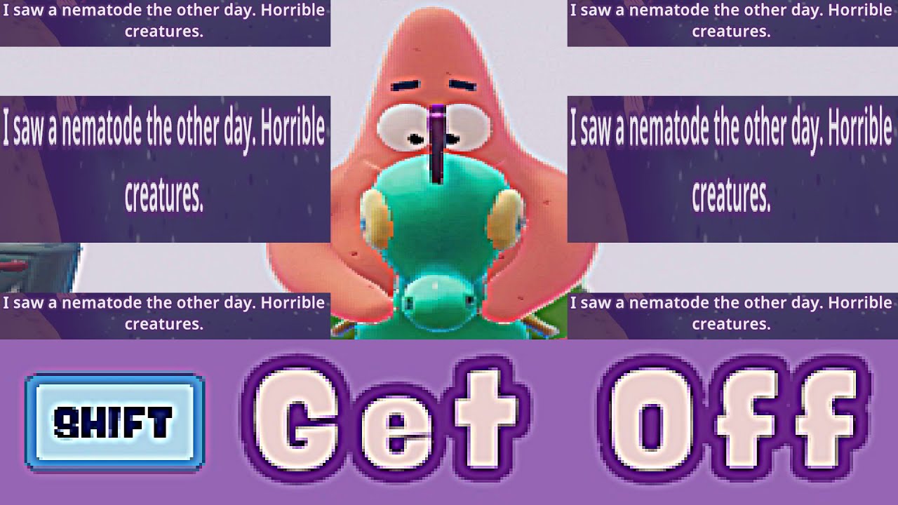 the patrick star game is a cognitohazard