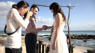 Свадьба Ильи и Алены 24 января. Мексика, Playa del Secreto.