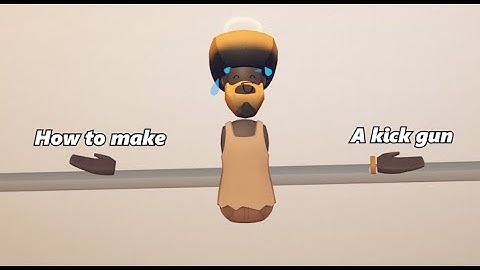 How to make a kick gun in REC ROOM