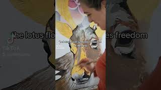 Animal Symolism in Art #wallart #acrylicpainting #animalsymbolism #artprocessvideo #artprocess