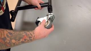 Installing Casters on a Brent Clay Cart