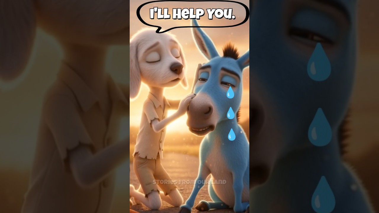 The Puppy Who Saved the Donkey 🐶💔 | Emotional Animal Story 