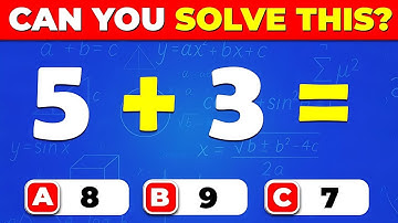 🤔 Can You Pass This Math Addition Quiz? Easy to Impossible (20 Questions!)