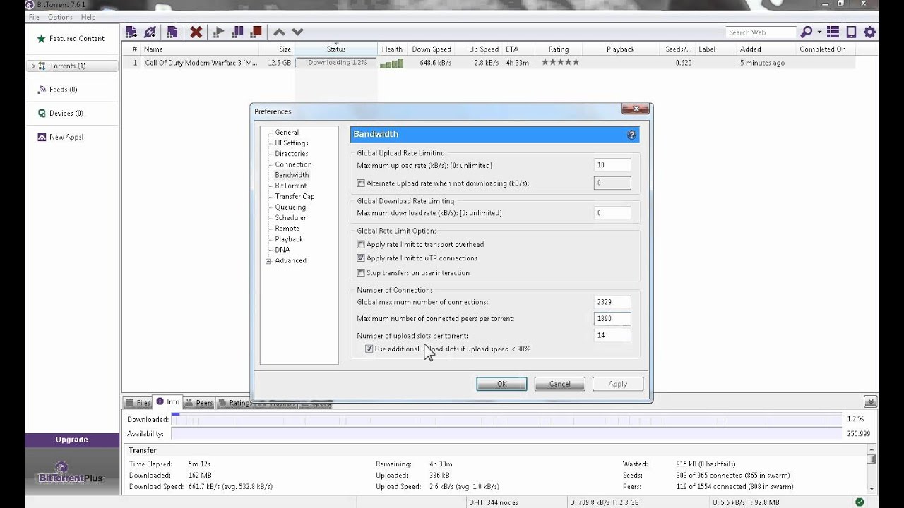 Como Hacer Que Vaya Mas Rapido Utorrent