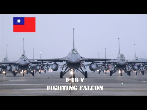 F-16 V Fighting Falcon ：Taiwan Falcon Soaring in the Vast Sky｜ROC Air Force ｜Taiwan Air Force