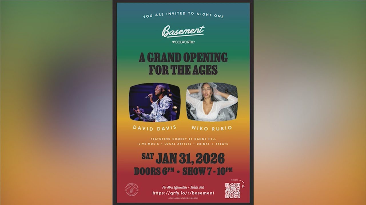 Basement at Woolworth's to open Saturday