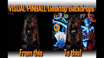 Add Backdrop to Visual Pinball on  Desktop