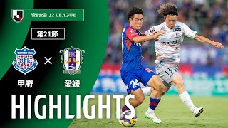 ヴァンフォーレ甲府vs愛媛ＦＣ J2リーグ 第21節