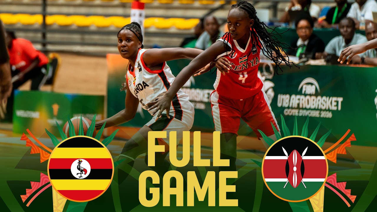 Group Phase | Uganda v Kenya | Full Basketball Game | FIBA U18 Women's AfroBasket 2026
