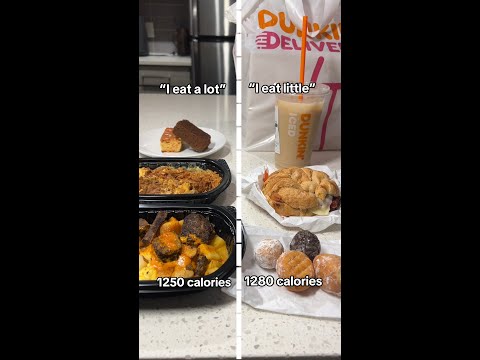 CALORIE COMPARISON CAN YOU BELIEVE IT