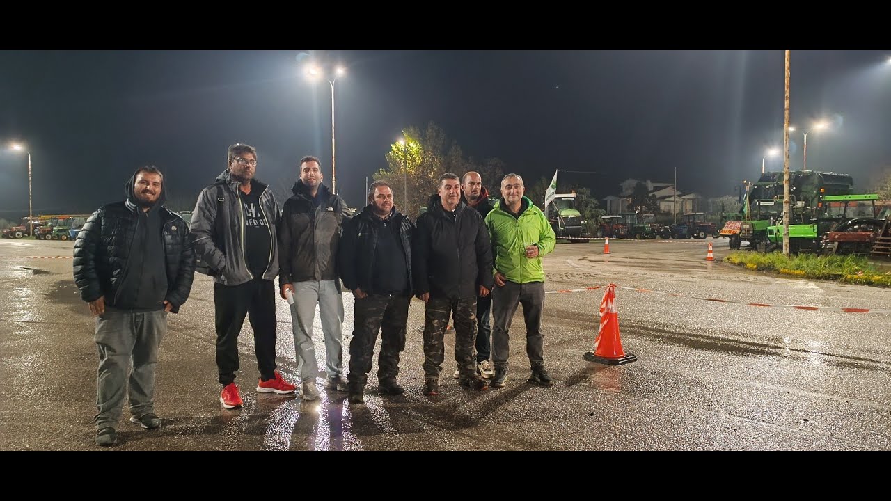 Πρόεδρος και Αντιπρόεδρος του Αγροτικού Συλλόγου Ορχομενού για τα προβλήματα των αγροτών.