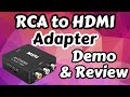 Mini RCA to HDMI Adapter Demo & Review - For PS PS2 GameCube N64 Dreamcast + - RetroPie Guy