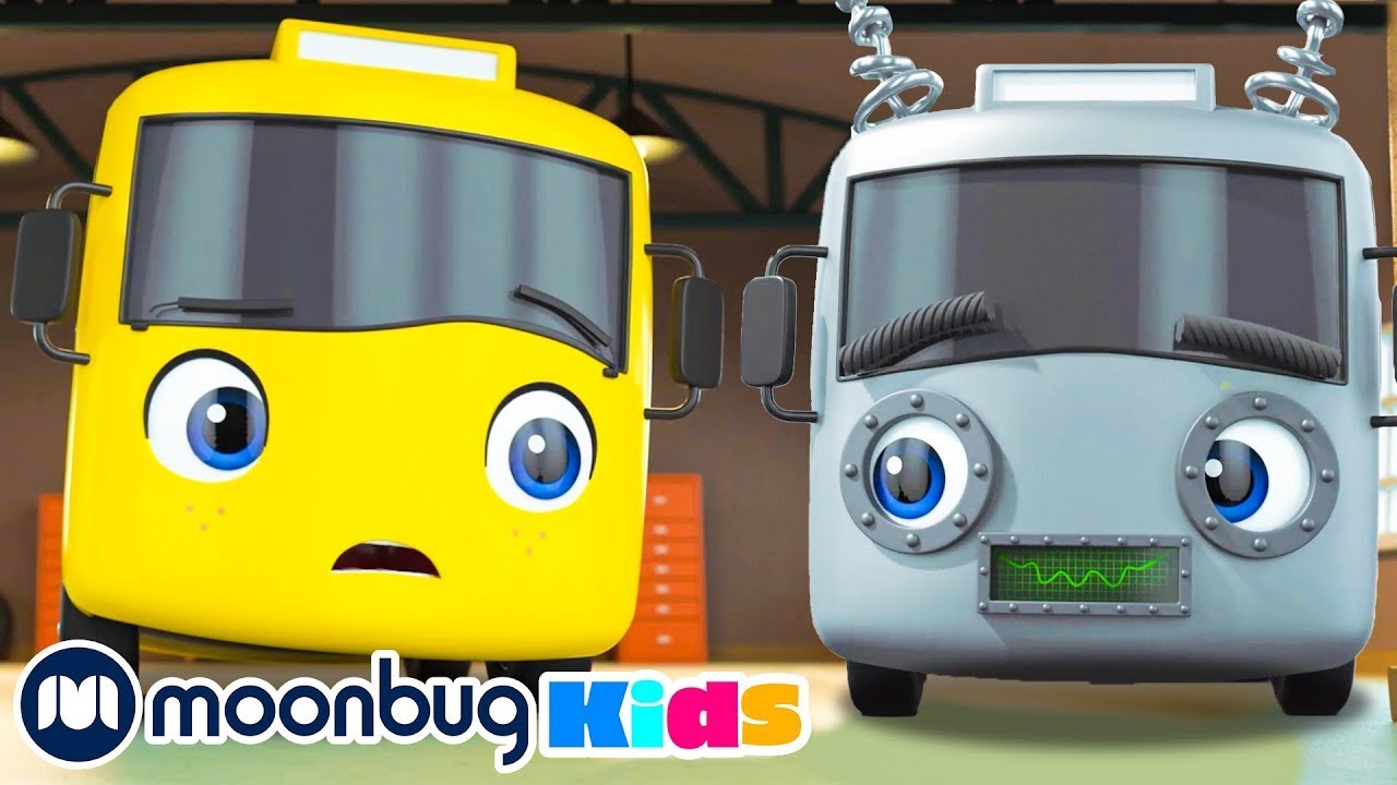 ⁣Buster der Roboter | Kinderlieder und Cartoons | Go Buster | Moonbug Kids Deutsch