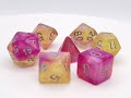 Old School 7 Piece DnD RPG Dice Set: Galaxy - Supernova