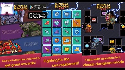 Minimal Dungeon RPG Gameplay - minimalist RPG game!!