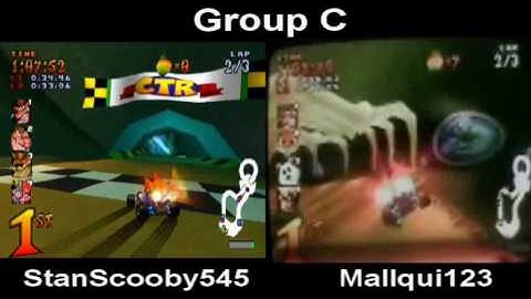 IAS2: Group C - StanScooby545 vs Mallqui123 - CTR race to beat coco park - Part 1