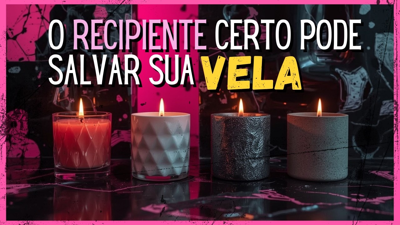 O melhor pote para sua VELA | Vidro, Cerâmica, Alumínio ou Cimento?