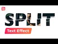 Split screen text effect youtube intro tutorial inshot tutorial