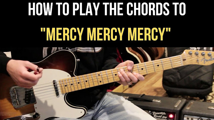 Mercy, Mercy, Mercy Guitar version - Guitar performance video thumbnail