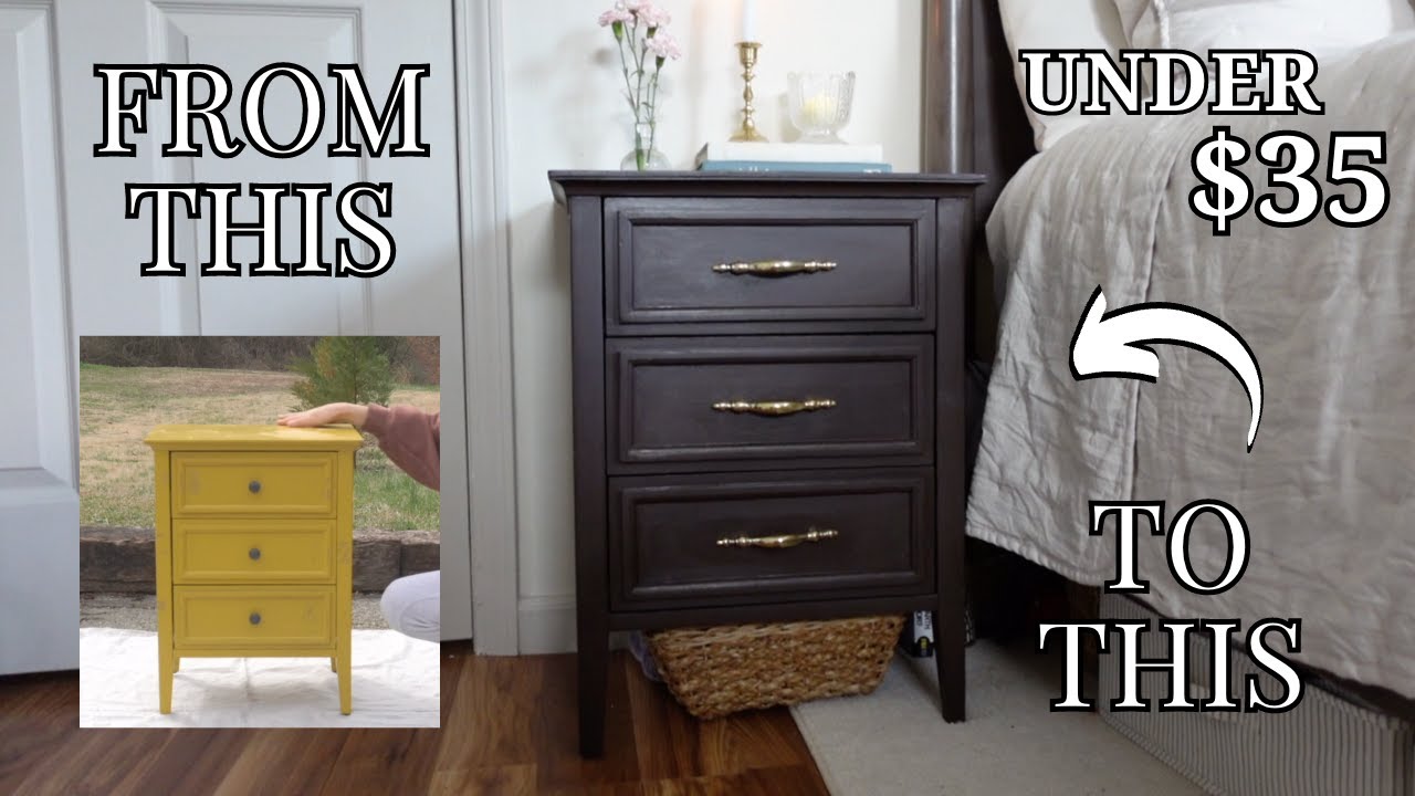 15 Facebook Marketplace Furniture Flip Nightstand Makeover Cheap