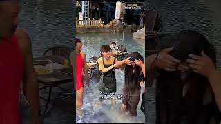 This Swimming Pool Restaurant Is a Total Disaster! 😂🏊 #Shorts