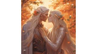 Elves are in love. Fae Elf Elfia Elven Elves Elben Elfique Midjourney