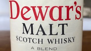 Killing Whisky History, Episode 35: Dewar's 12 year old Malt Whisky, bottled between 1963 and 1975