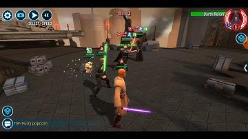 [3v3] JKL/Mace/HYoda + burner squad = 2-shot of Malgus (140k health)/DR/BSF: 37 banners