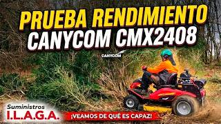 Desbrozadora Canycom Cmx2408 Por Suministros Ilaga Rendimiento Real Maleza Densa Prueba De Campo