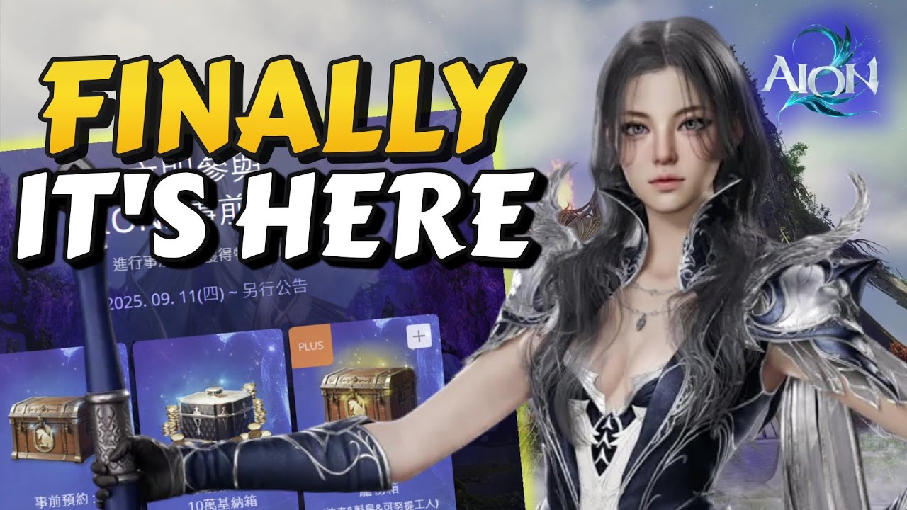 Play on Taiwan & Pre-registration rewards【Aion 2】