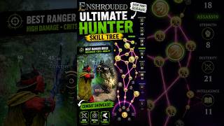The ULTIMATE Hunter Skill Tree In Enshrouded | Best Ranger Build &amp; Combat Showcase #shorts