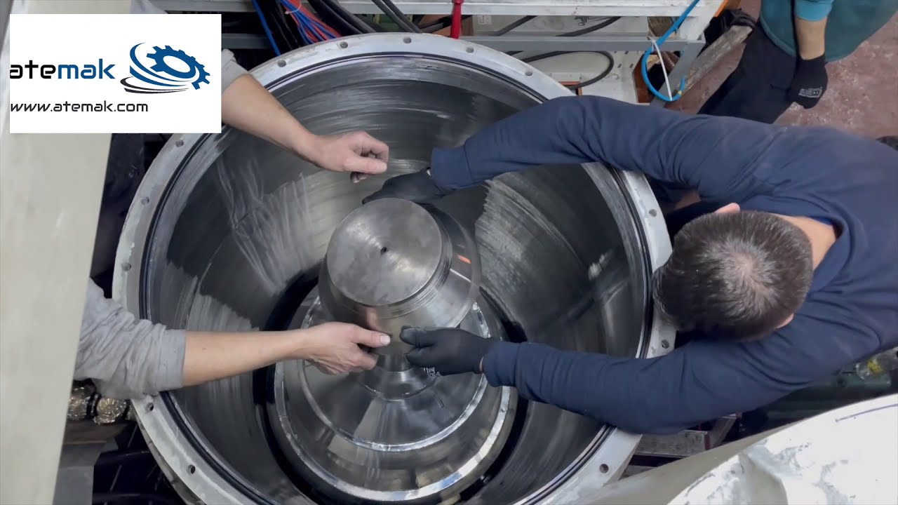 PVD MAKİNESİ DİFÜZYON POMPASI BAKIM - ATEMAK