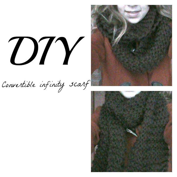 DIY: Hand Knitted Convertible Infinity/Circle Scarf - YouTube