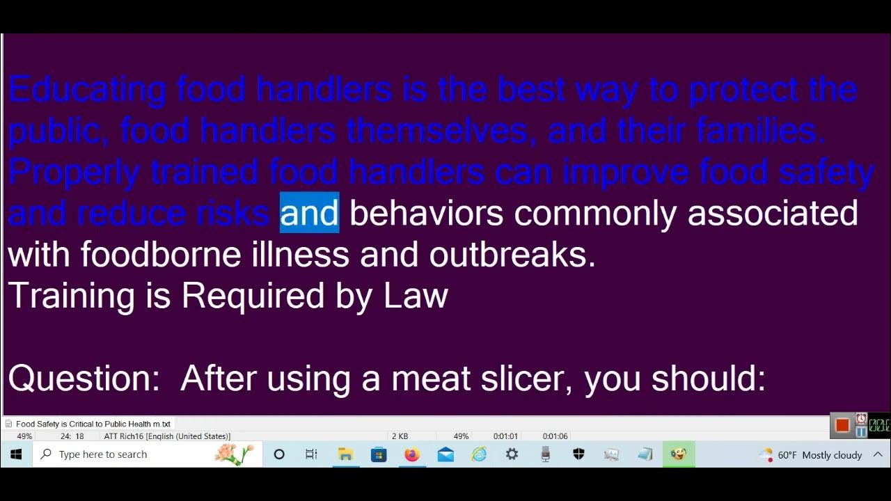 After using a meat slicer, you should YouTube