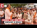 Lok Sabha election 2024: Congress candidate Vijay Inder Singla campaigns at Jujhar Nagar in Mohali