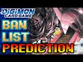 Digimon TCG Banlist Prediction! Part 2