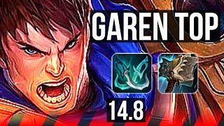 GAREN vs DARIUS (TOP) | 8/1/1, Godlike | EUW Diamond | 14.8