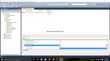 How to Create Database And Table And set primary key in Microsoft SQL Server Management Studio