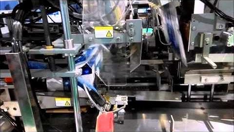 fully automatic hot melt glue wrap around case packer for bottle water