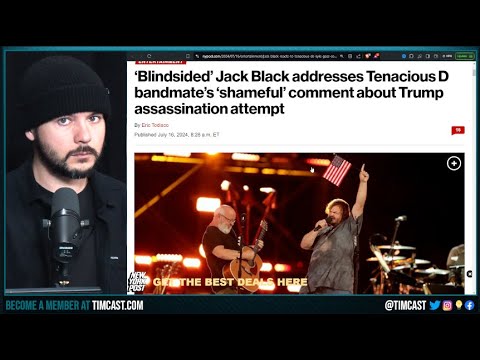 Jack Black CANCELS Tour After Bandmate Calls For Trump’s Assassination, Trump SURGES | TimcastNews
