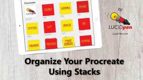 Organize Your Procreate with Stacks