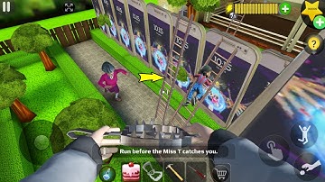 Scary Teacher 3D | MOD MENU | troll mini Miss T  (android, ios) part 1441