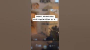 AWP Noscope Wallbang Headshot #cs2 #gaming #fps #csgo