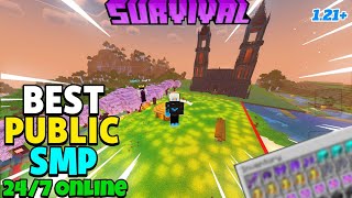 🍟 New Best Public Survival Smp Server For Minecraft 🍿 | Java/Pe/Pojav | 24/7 Online | Free To Join 🌷