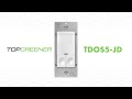 Pir motion sensor light and fan switch  tdos5jd  topgreener