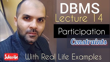 DBMS Lecture 14 | Participation Constraints | Prof. Vikas Dubey