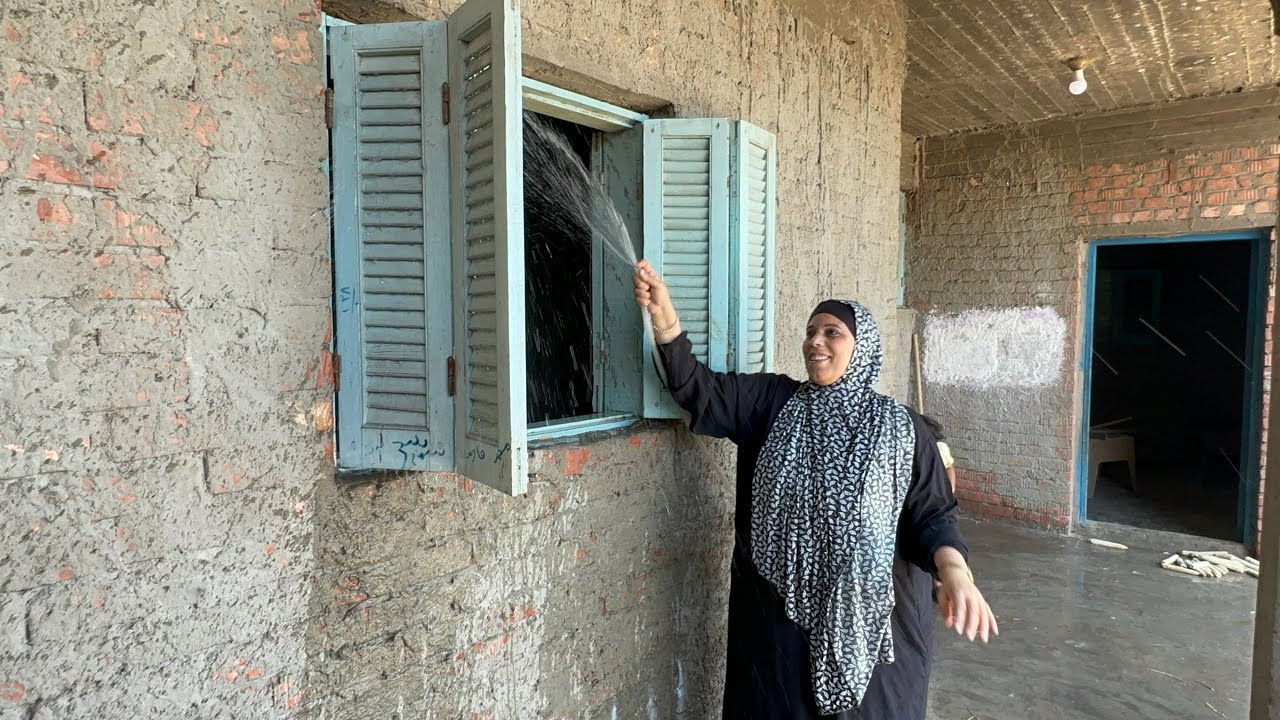 وحلفت واستعدات احولها من خرابه لاأفخم بيت بعون لله مطرح ما بنخطى العمار يغطى بدأنا الشغل الجد👌