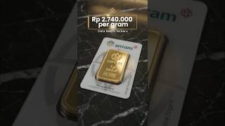 Harga Emas Antam Hari Ini 23 Agustus 2026 | Rp 2.740.000/Gram!
