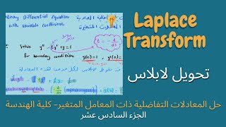 حل المعادلات التفاضلية العادية ذات المعامل المتغير 1- شرح سؤال كامل- كلية الهندسة