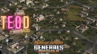 C&C Generals Zero Hour (The Saga): The End of Days Mod NEW RELEASE | USA 3 VS 3 Russia Hard Gameplay